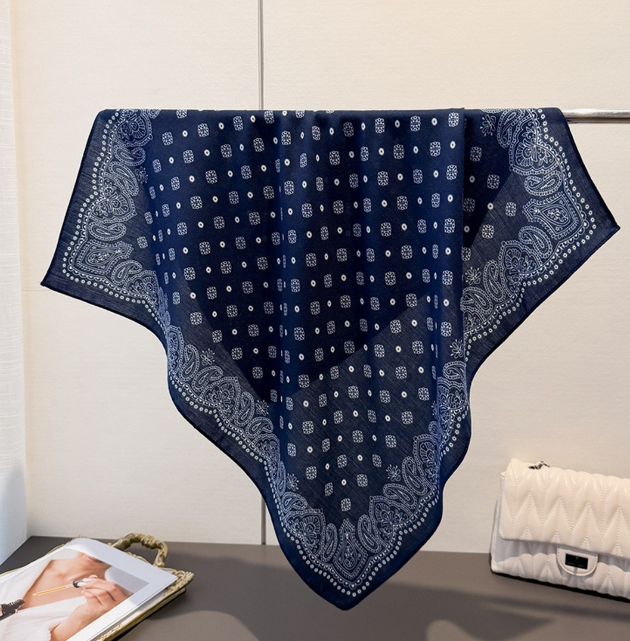 Indigo Bandana Scarf