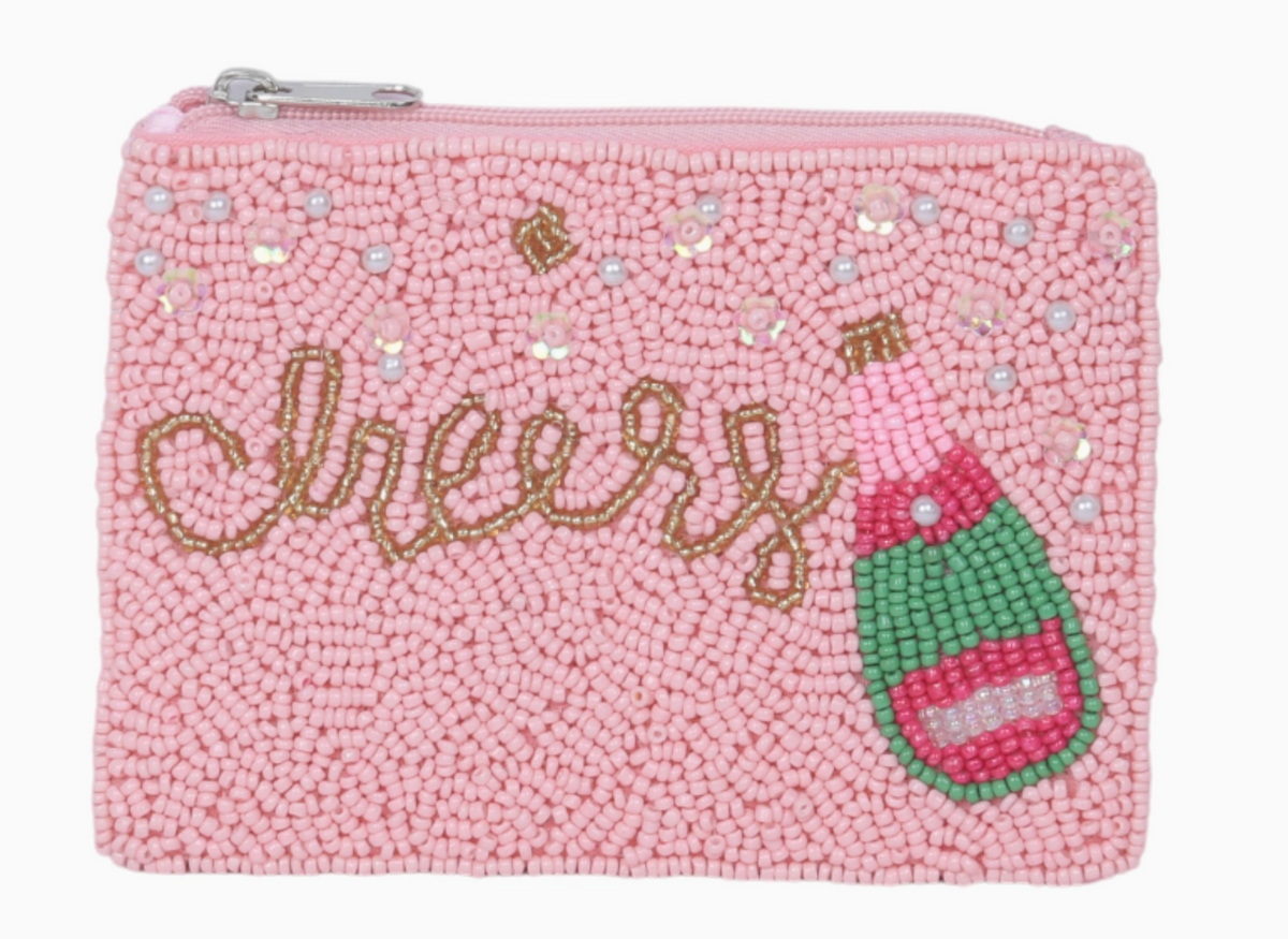 Cheers Bead Coin Pouch