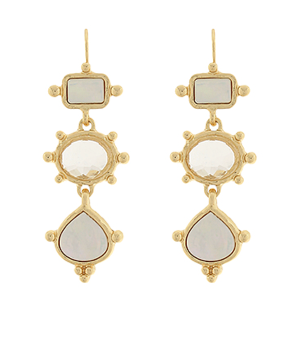 Luminous Layers Drop Earring