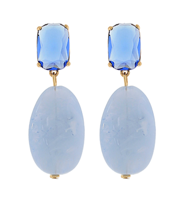 Sweet Gem Drop Earring