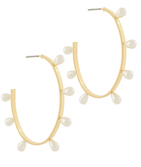 Pearl Detail Hoop