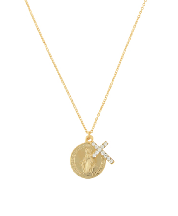 Radiant Faith Medallion Necklace
