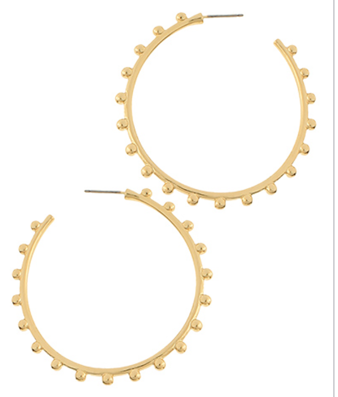 Dot Detail Hoop