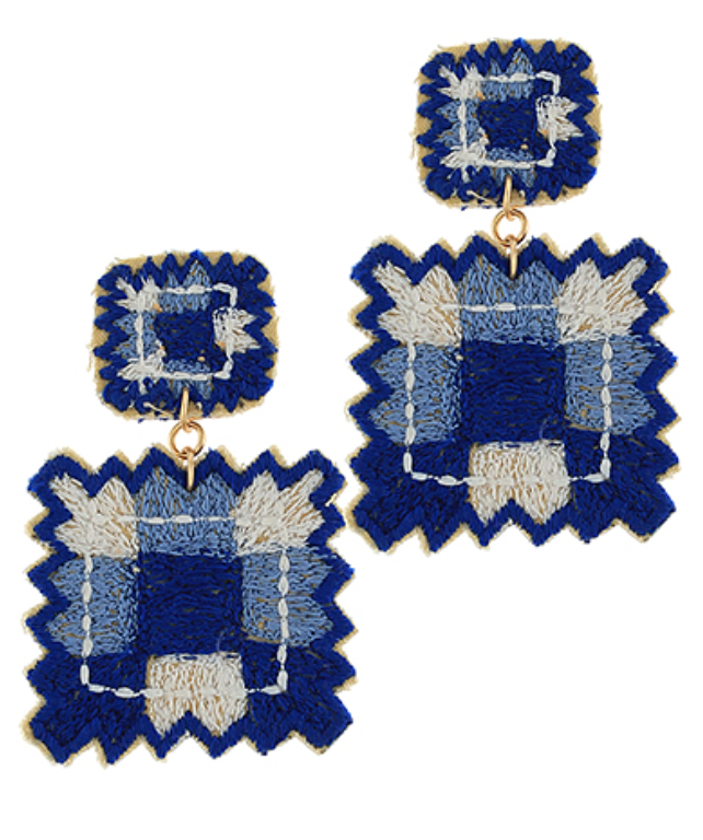 Patchwork Party Earring