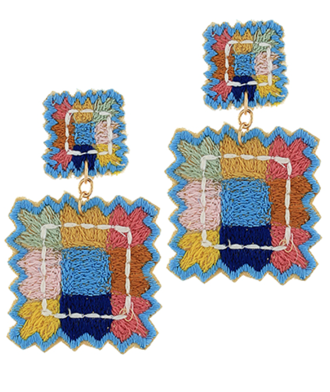 Patchwork Party Earring
