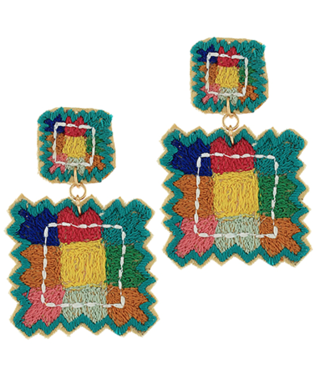 Patchwork Party Earring