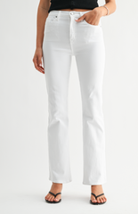 Slight Flare Jean (white)