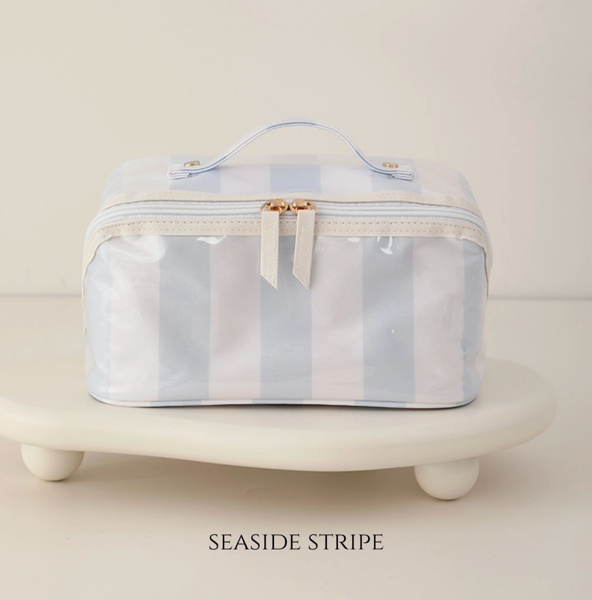 Seaside Stripe Cosmetic Case