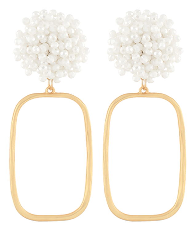 Confetti Frame Earring