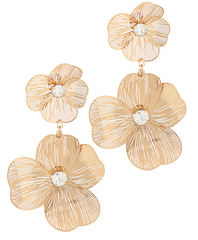 Golden Garden Drop Earring