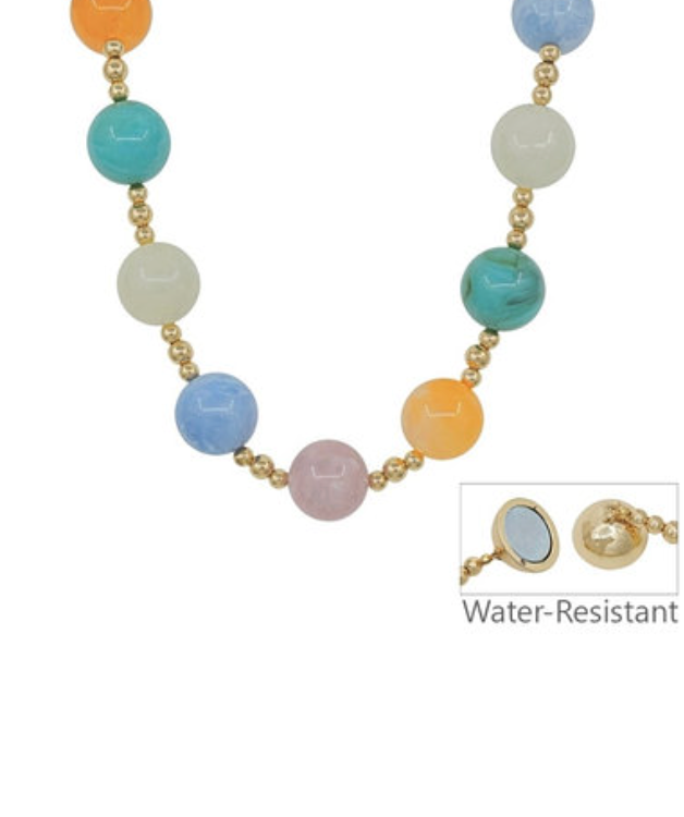 Sunlit Bead Necklace