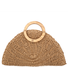 Natural Glow Straw Bag