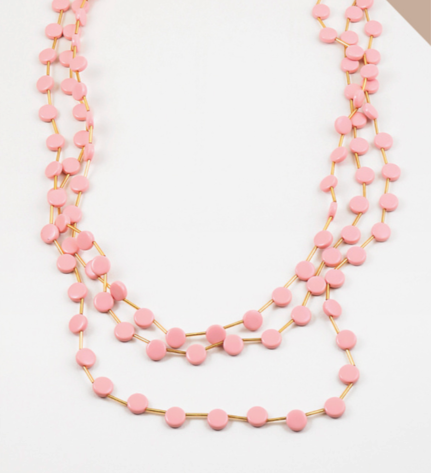 Blush Dot Layer Necklace