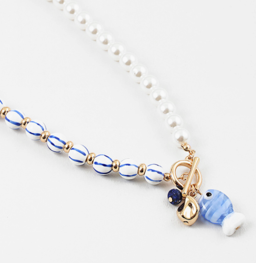Blue Harbor Charm Necklace