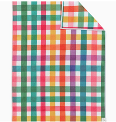 Live a Little Plaid Double Sided Hand Towel