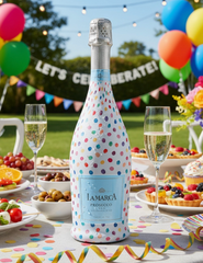 Beau Bottle Wrap (colorful dots)