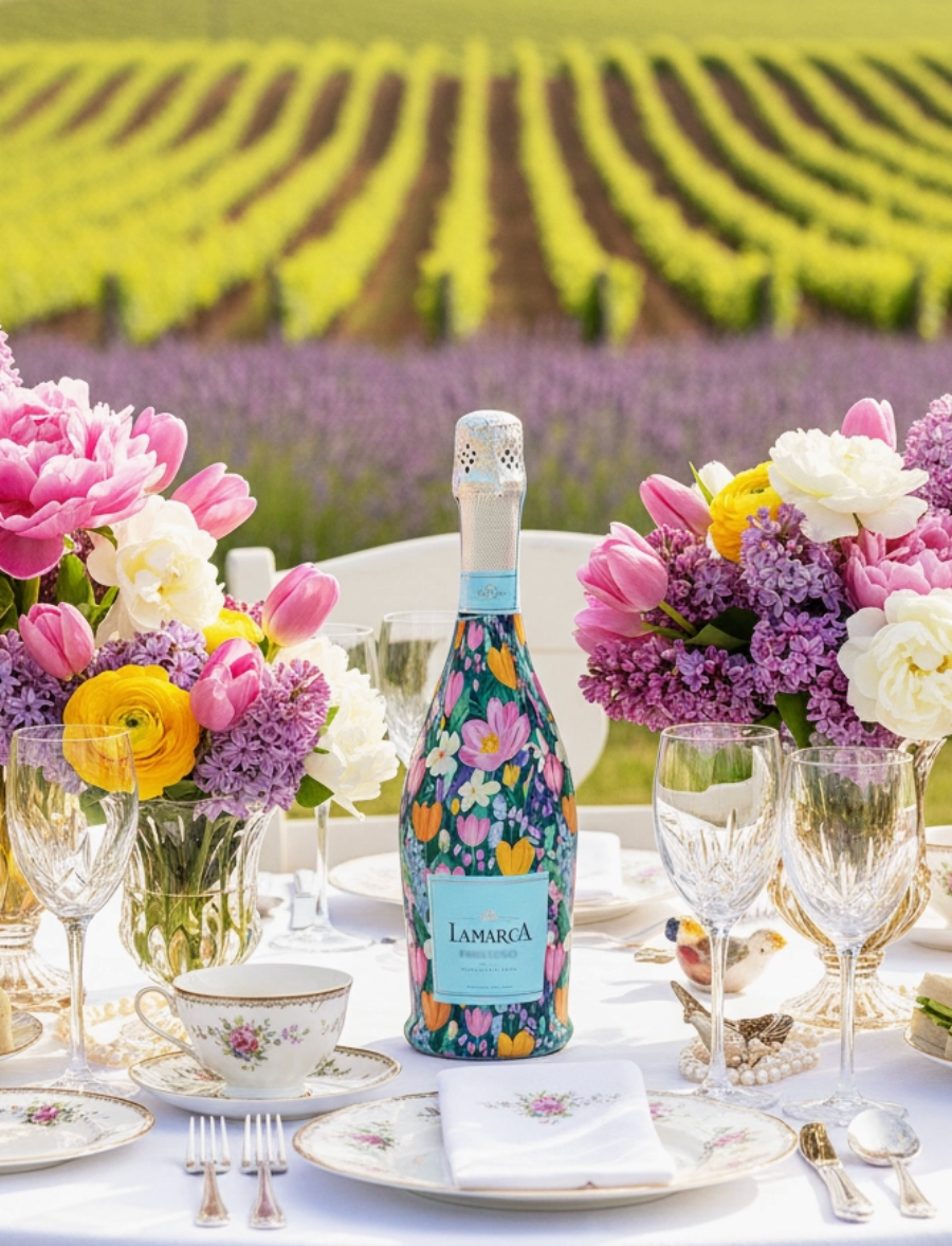 Beau Bottle Wrap (southern springtime)