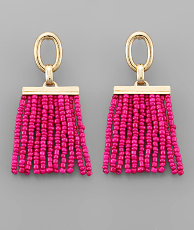 Chic Cascade Fringe Earring