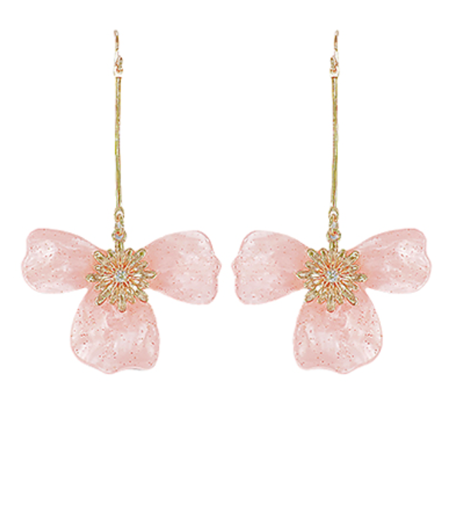 Petal Whisper Drop Earring