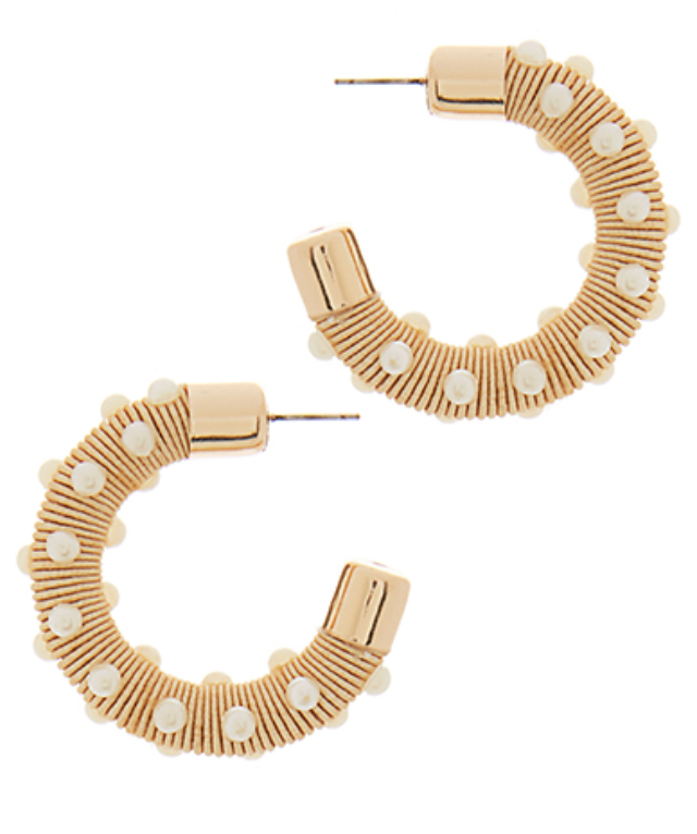 Seaside Social Hoop Earring