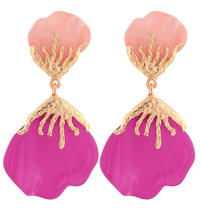 Golden Tide Drop Earring