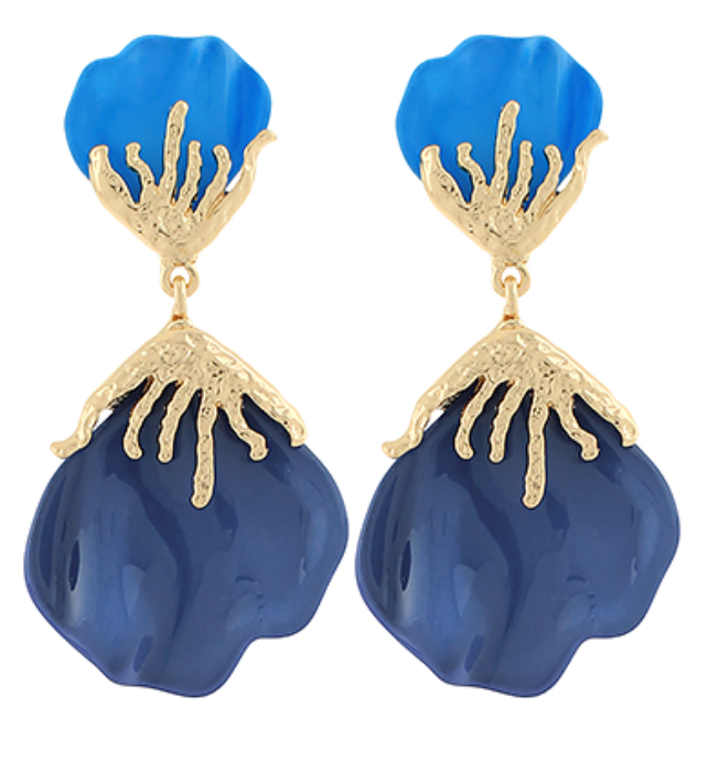 Golden Tide Drop Earring