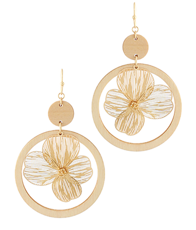 Circle Back Bloom Earring