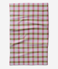 Patricia Plaid Tea Towel