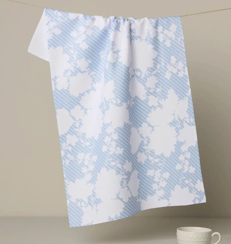 Soft Bloom Tea Towel