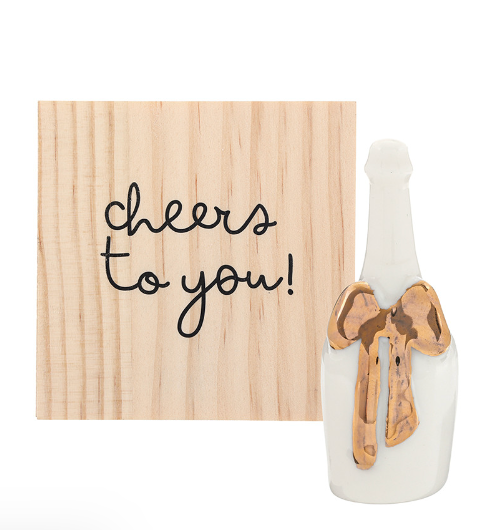 Champagne Figurine Keepsake