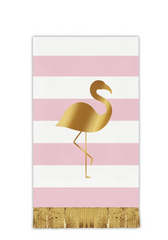 Flamingo Fringe Napkin