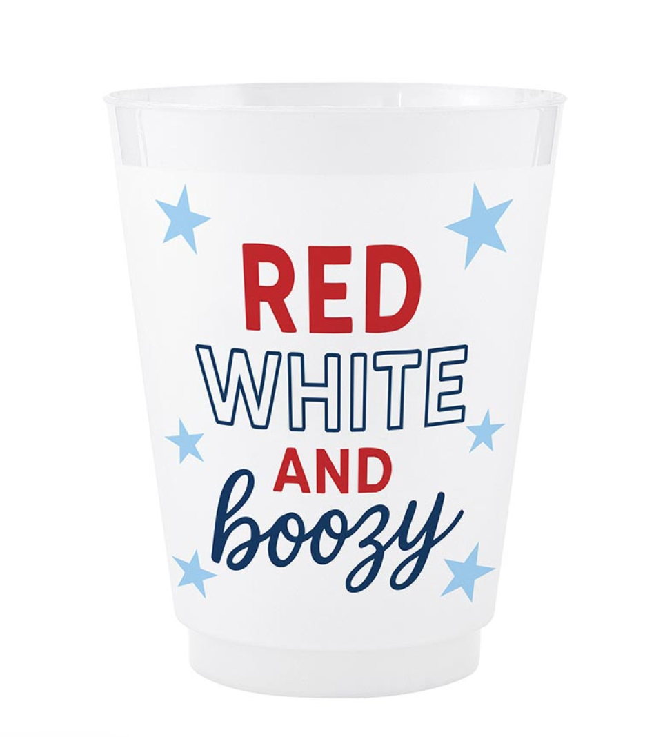 Red, White & Boozy Cup Set