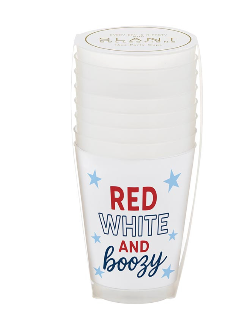Red, White & Boozy Cup Set