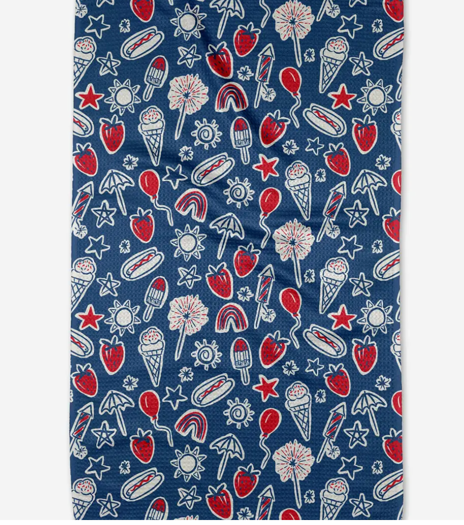 Summer Fun Tea Towel