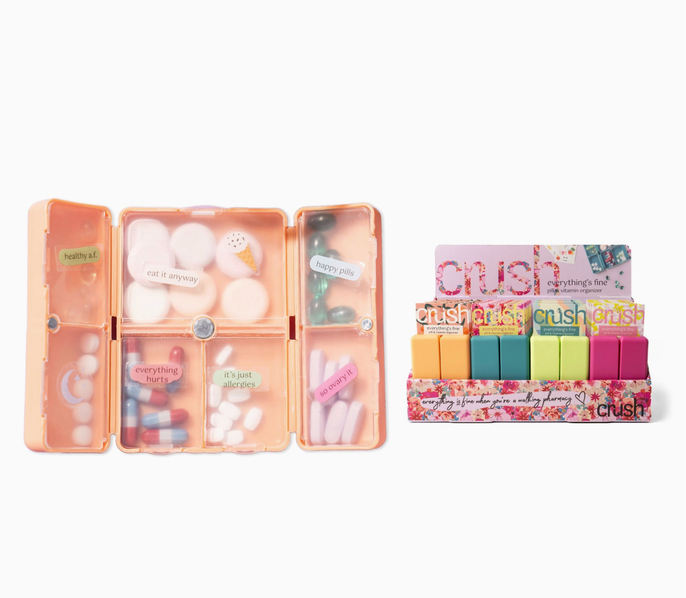 Crush Pill + Vitamin Case