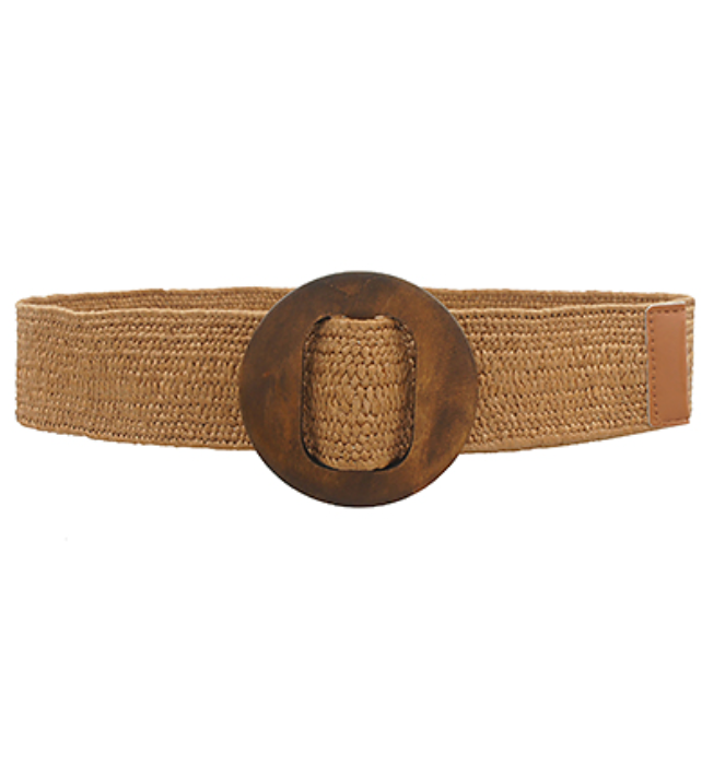 Wood Circle Straw Belt
