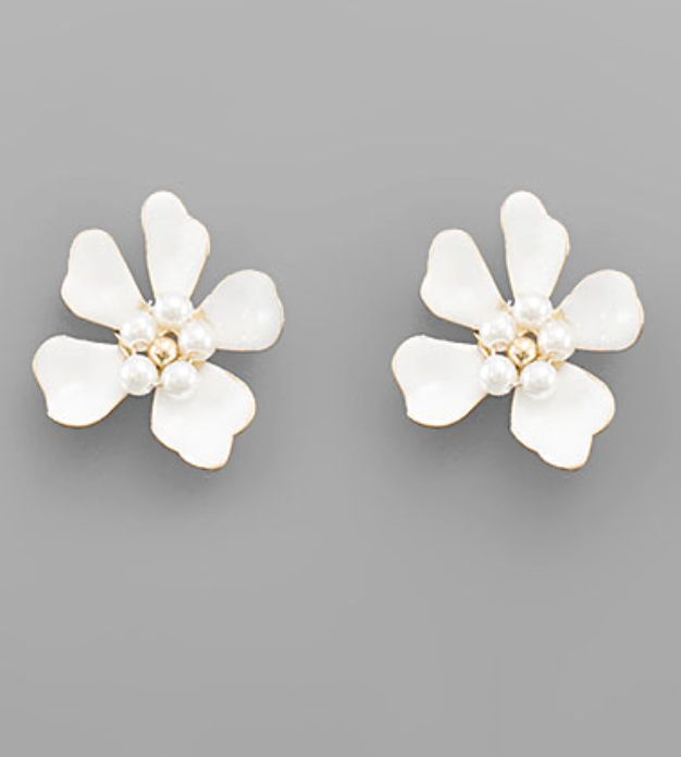 Petal Polished Stud