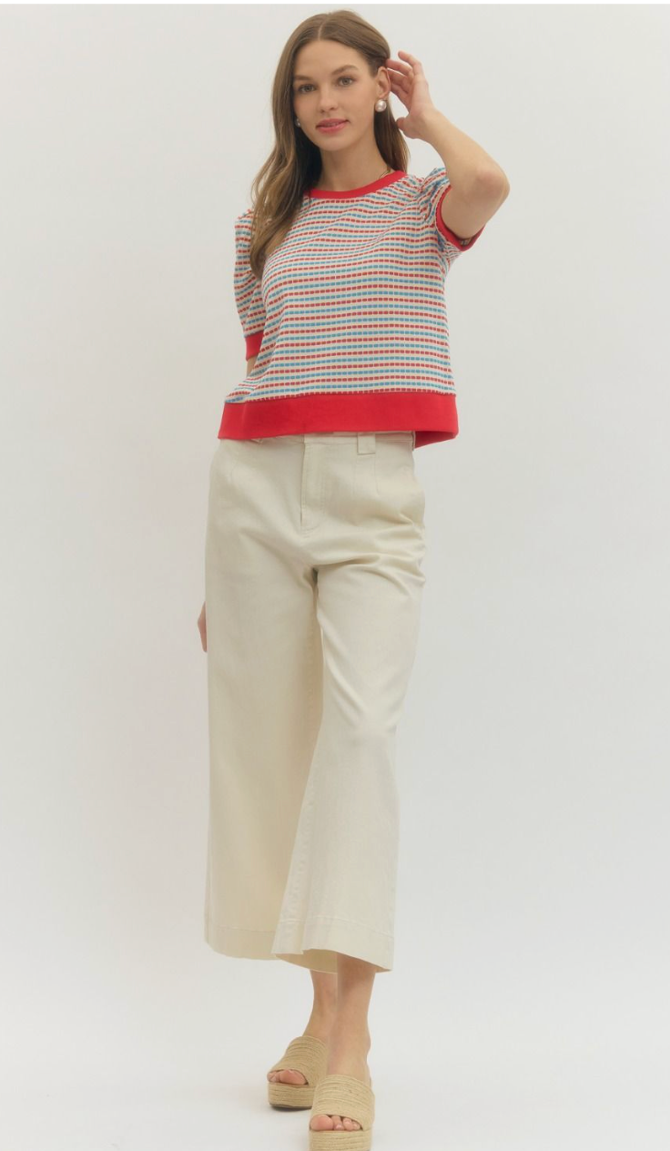 Pop Stripe Top