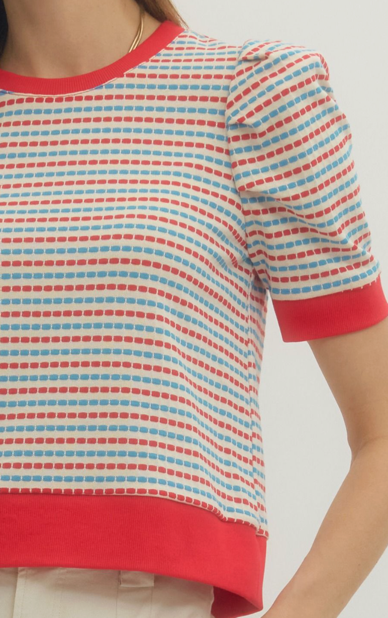 Pop Stripe Top