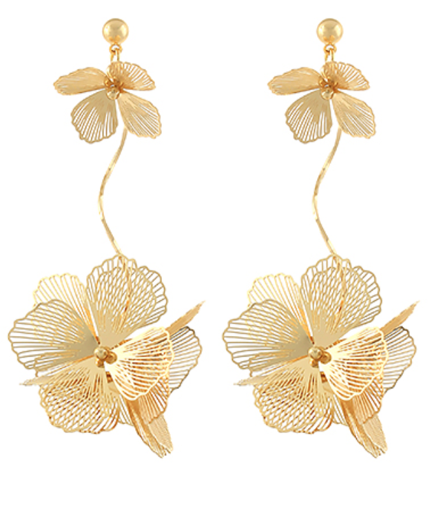 Petal Drama Drop Earring