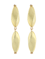 Golden Hourglass Earring