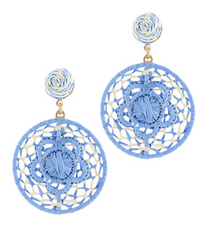 Coastal Crochet Earring