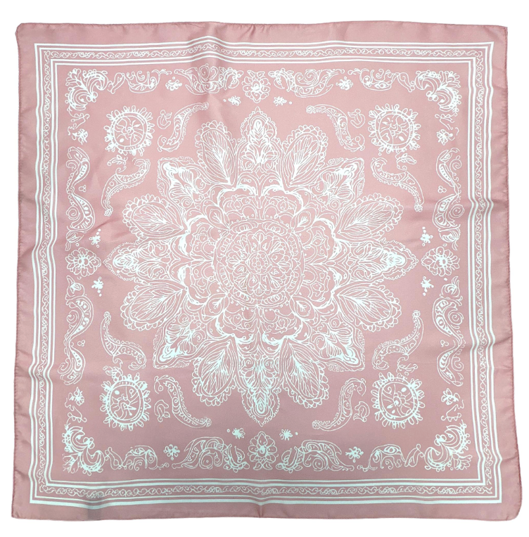 Blush Crush Bandana Scarf