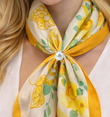 Pearl Twist Scarf Ring