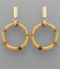 Bamboo Breeze Drop Earring