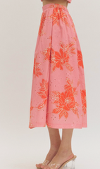Hibiscus Glow Skirt