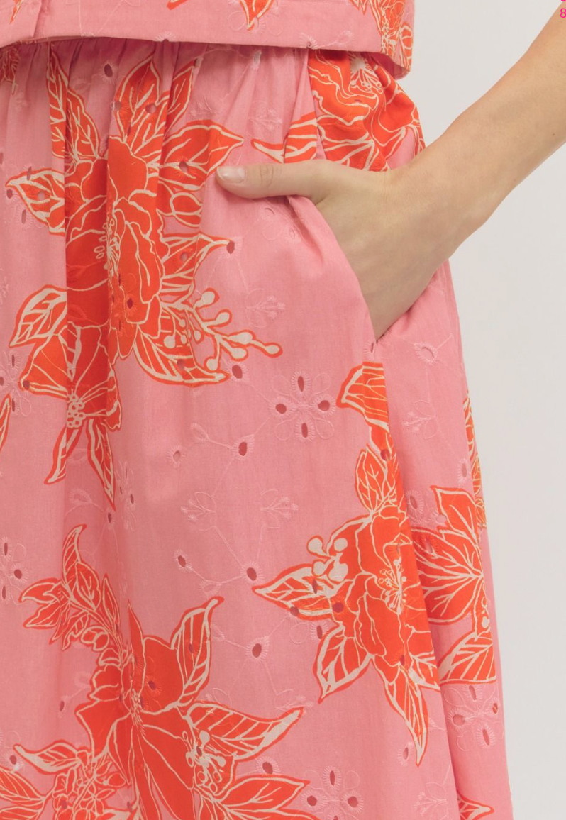 Hibiscus Glow Skirt