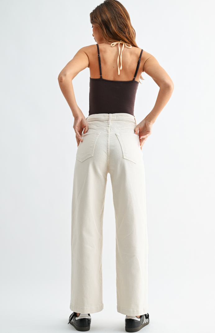 Sailor Patch Pocket Jean (off white)