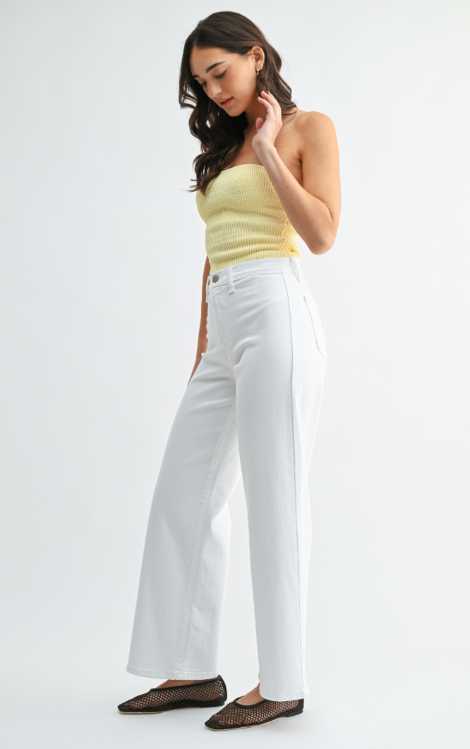 Hidden Pocket Trouser (white)