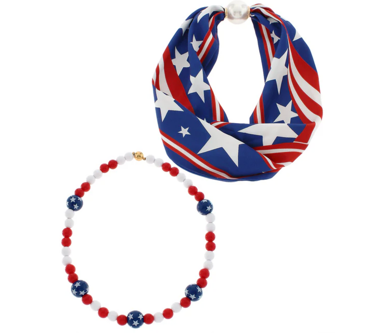 Stars & Style Scarf Necklace